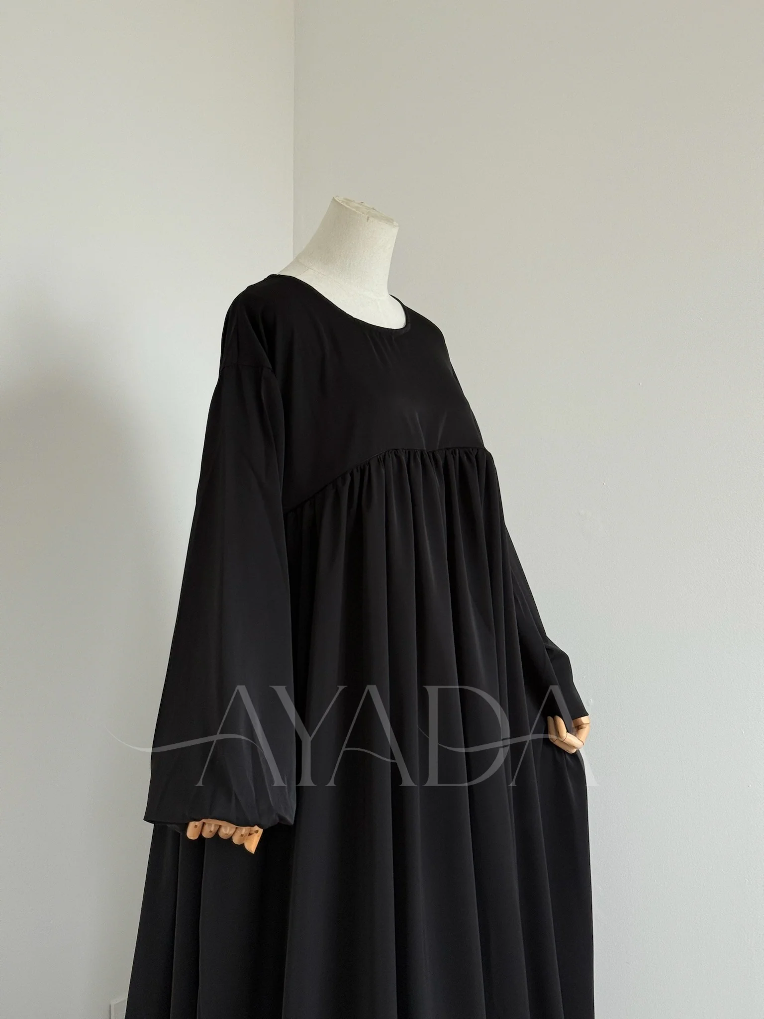 Abaya Manche Ballon Soie de medine - Image 22
