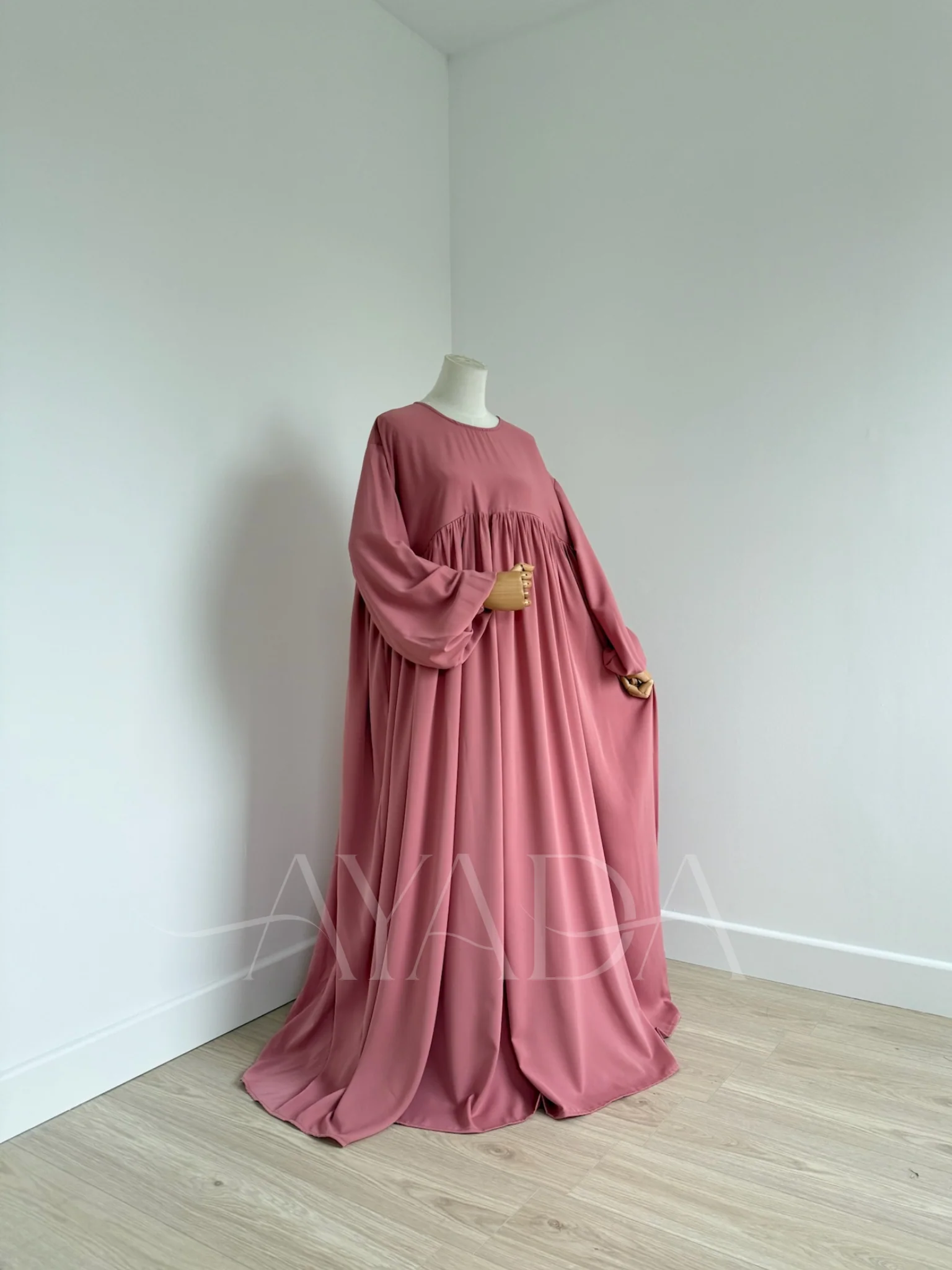 Abaya Manche Ballon Soie de medine - Image 23