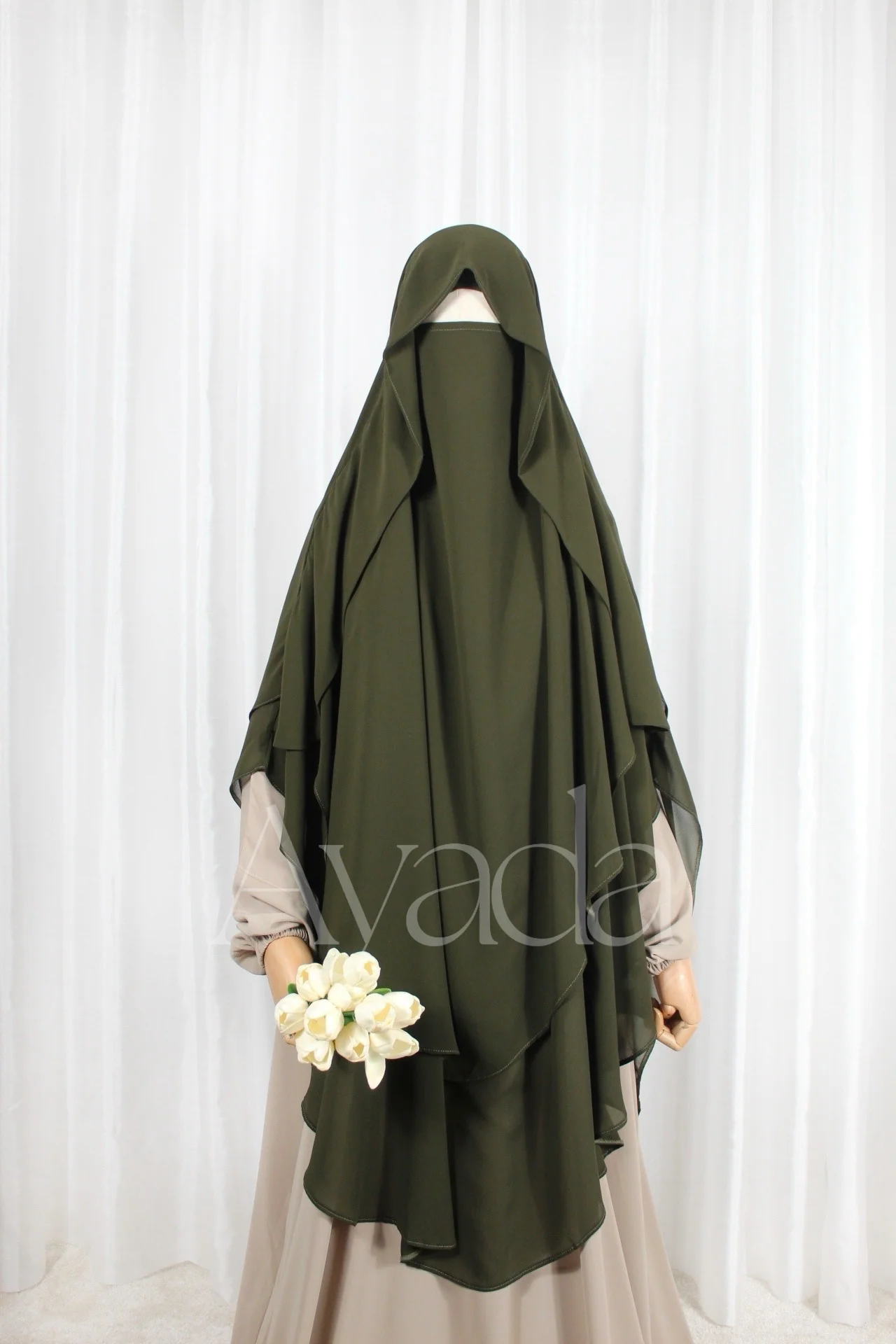 Khimar Butterfly arrondi - Image 10