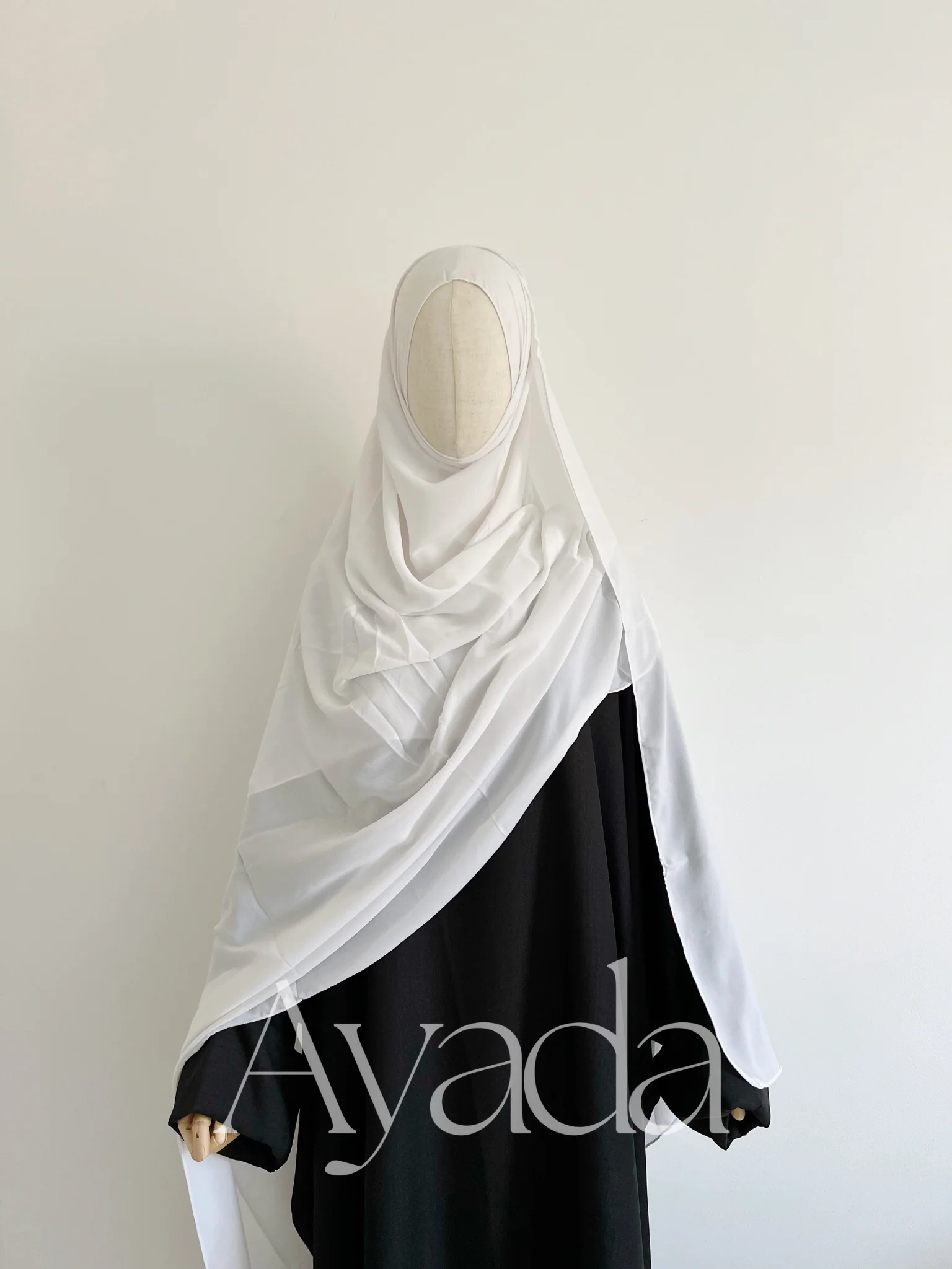 Maxi Hijab XXL simple Mousseline Royale - Image 14