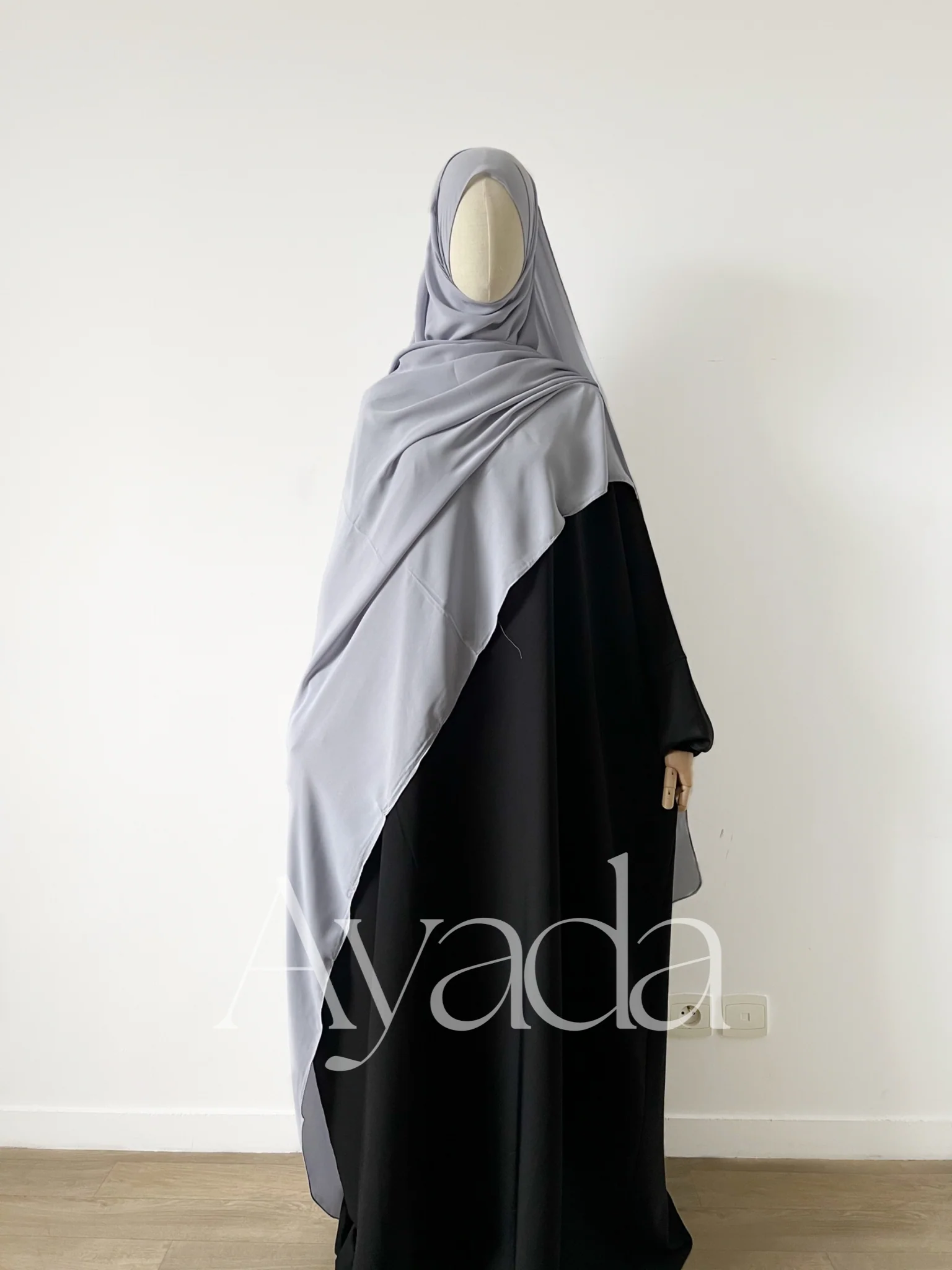 Maxi Hijab XXL simple Mousseline Royale - Image 18