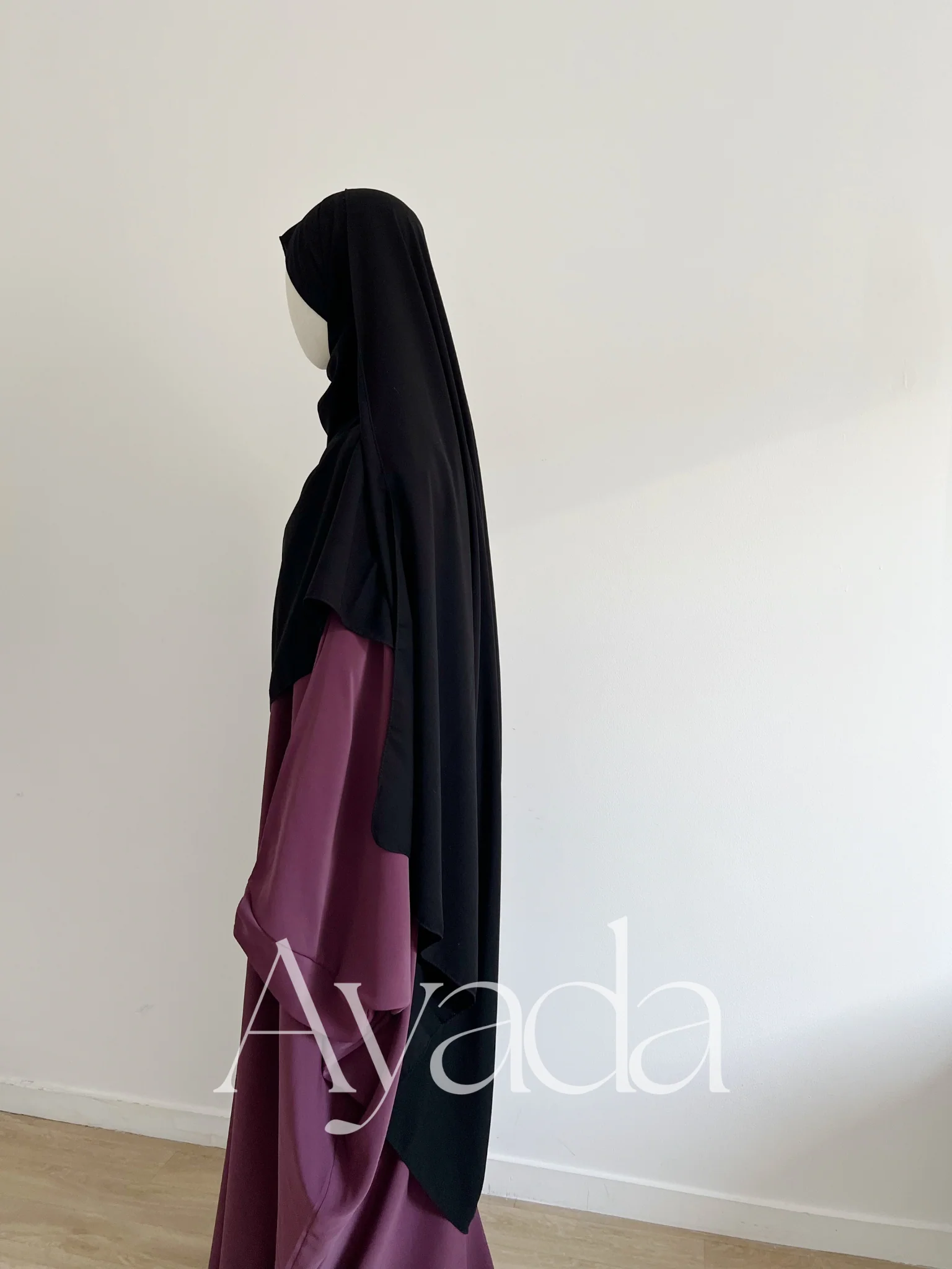 Maxi Hijab XXL simple Mousseline Royale - Image 7