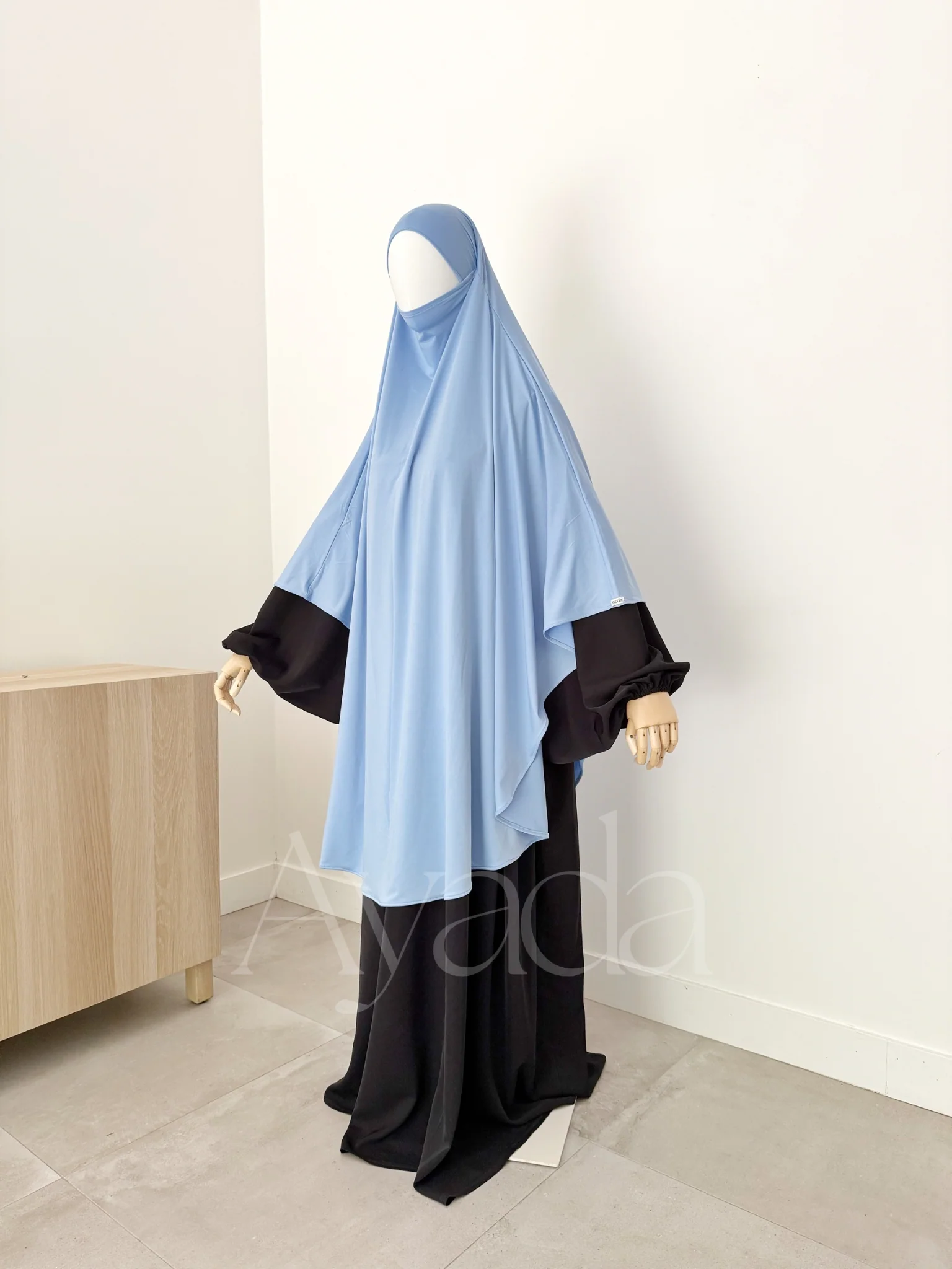 Khimar Maxi Jersey Premium Long Arrondi - Image 10