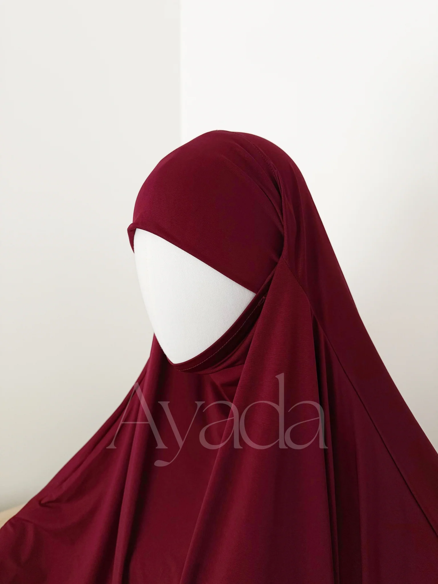 Khimar Maxi Jersey Premium Long Arrondi - Image 14