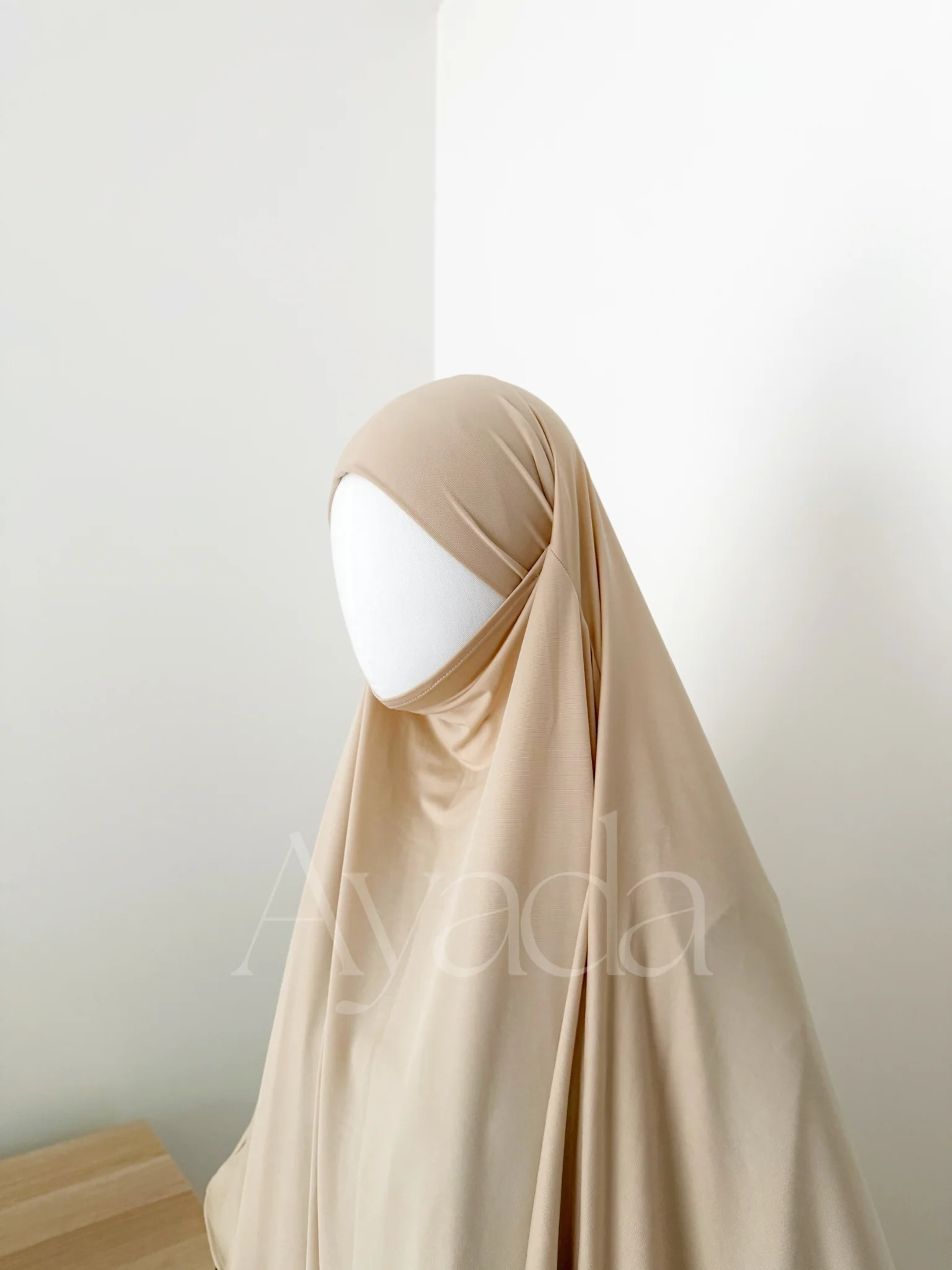 Khimar Maxi Jersey Premium Long Arrondi - Image 17