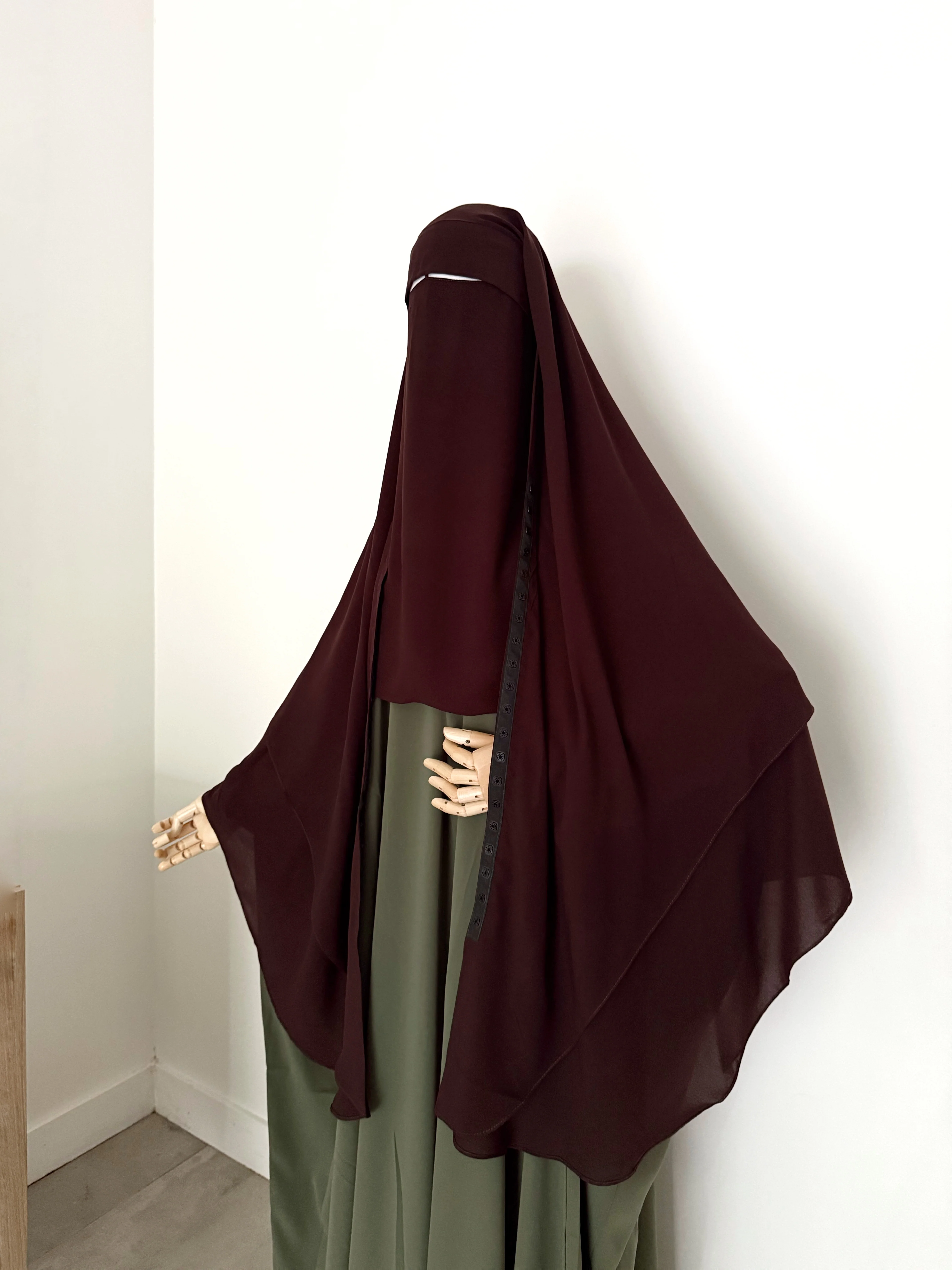 Niqab/Sitar Wiqayah Casquette à clip - Image 5