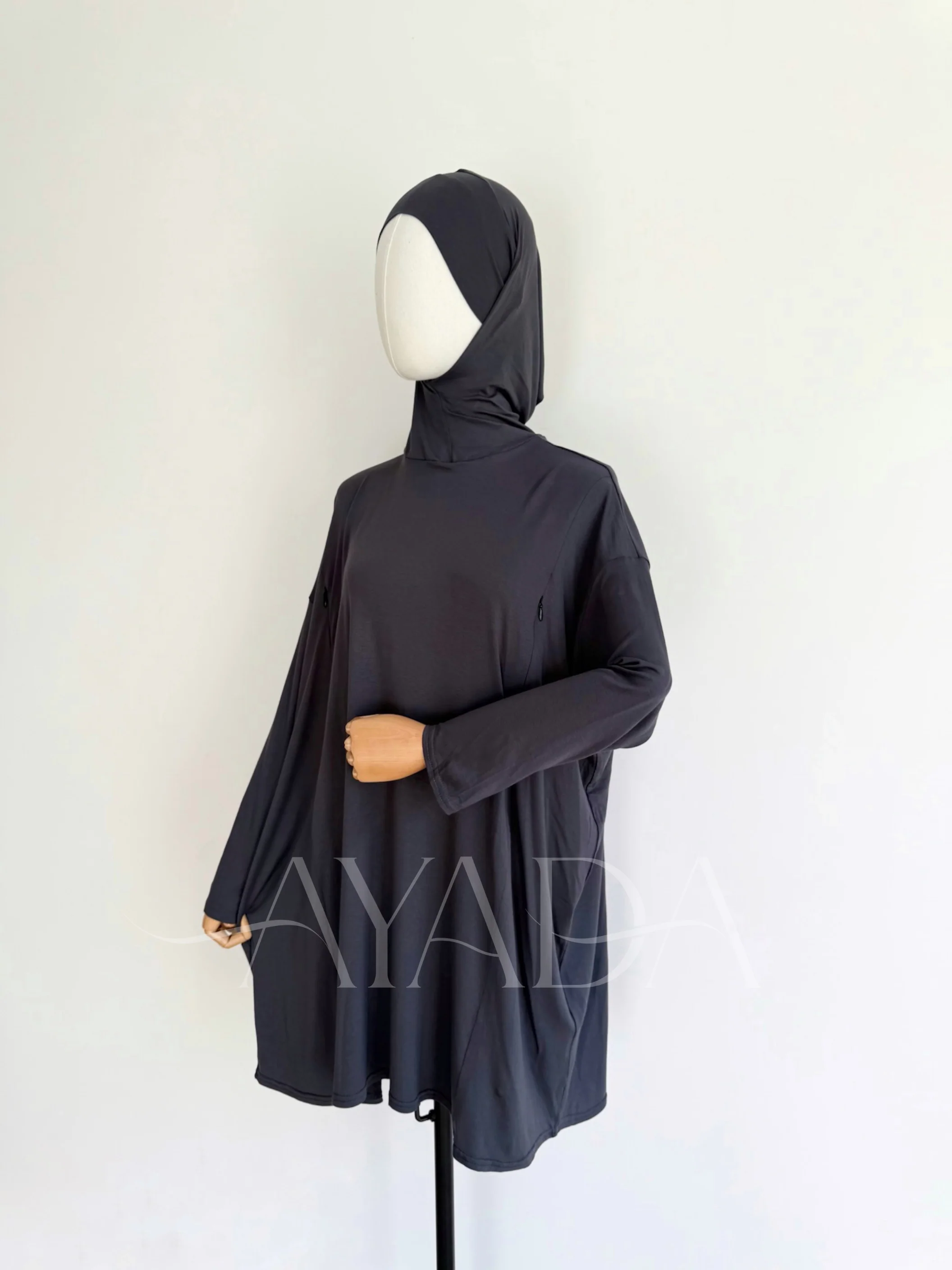 Sous pull col roulé cagoule intégrée - Image 5