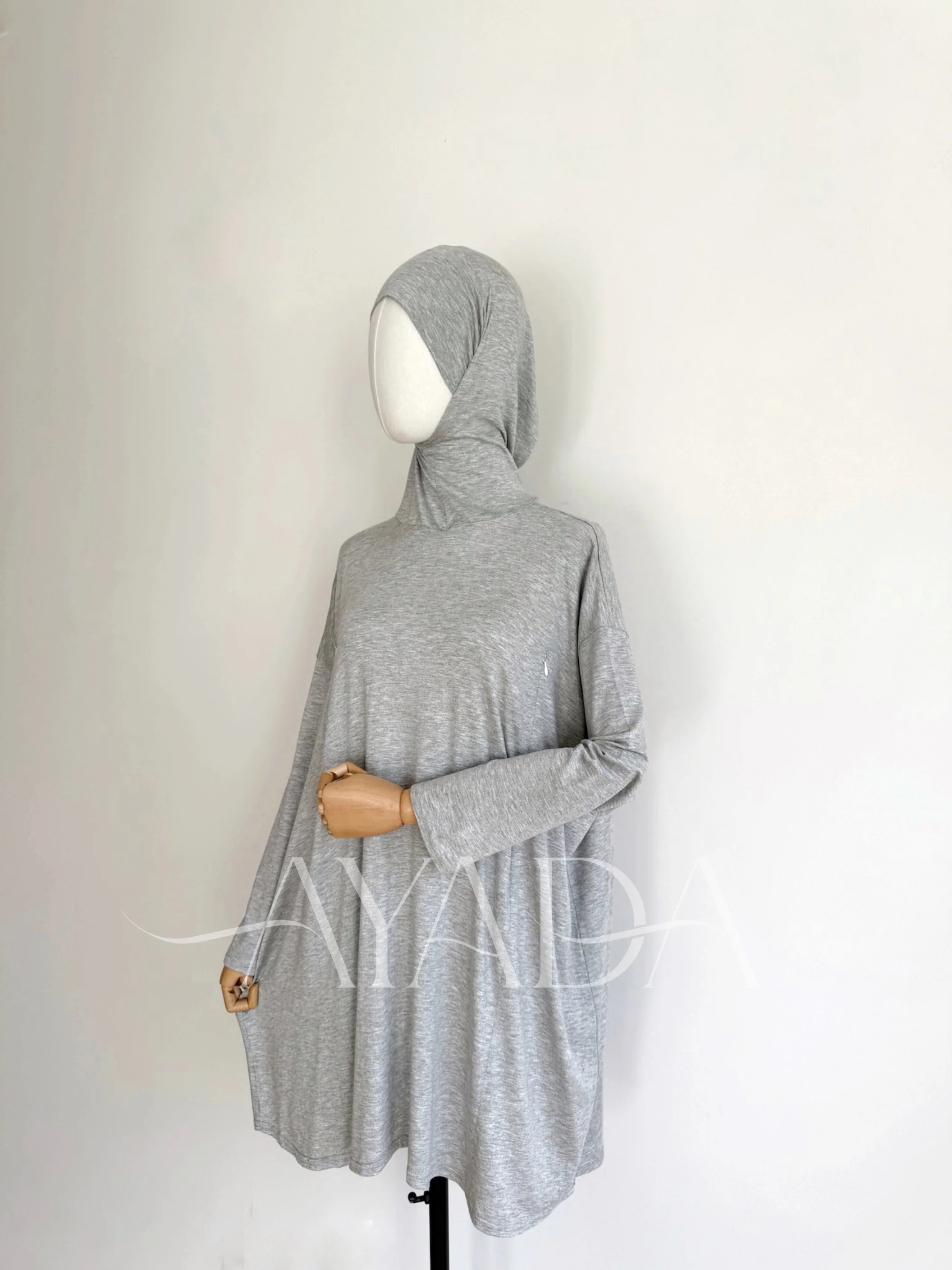 Sous pull col roulé cagoule intégrée - Image 7