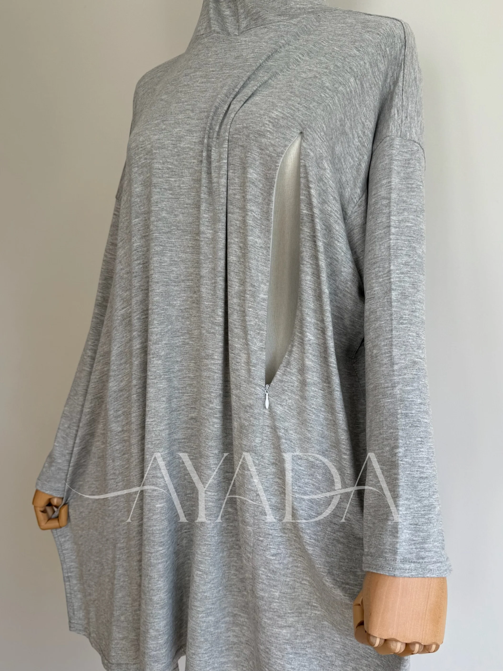 Sous pull col roulé cagoule intégrée - Image 8